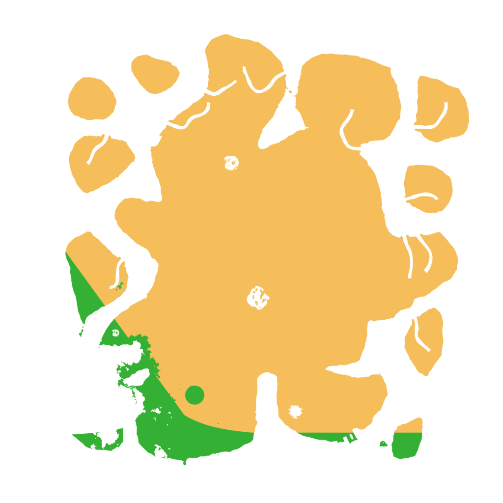 Biome Rust Map: Procedural Map, Size: 3500, Seed: 1588418856