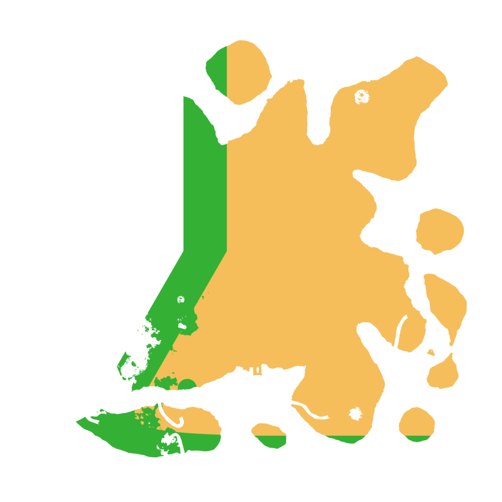 Biome Rust Map: Procedural Map, Size: 3500, Seed: 2536873