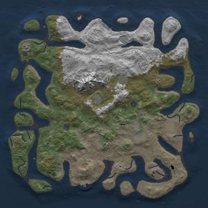 Thumbnail Rust Map: Procedural Map, Size: 5000, Seed: 151316148, 22 Monuments