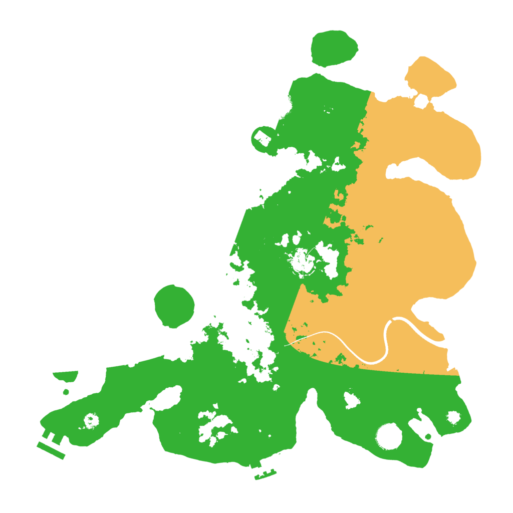 Biome Rust Map: Procedural Map, Size: 3500, Seed: 1425285297