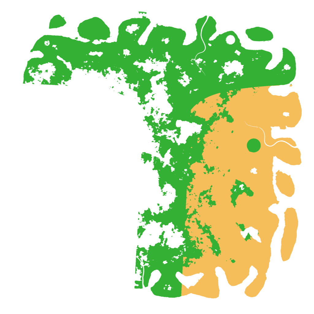 Biome Rust Map: Procedural Map, Size: 6000, Seed: 5138008