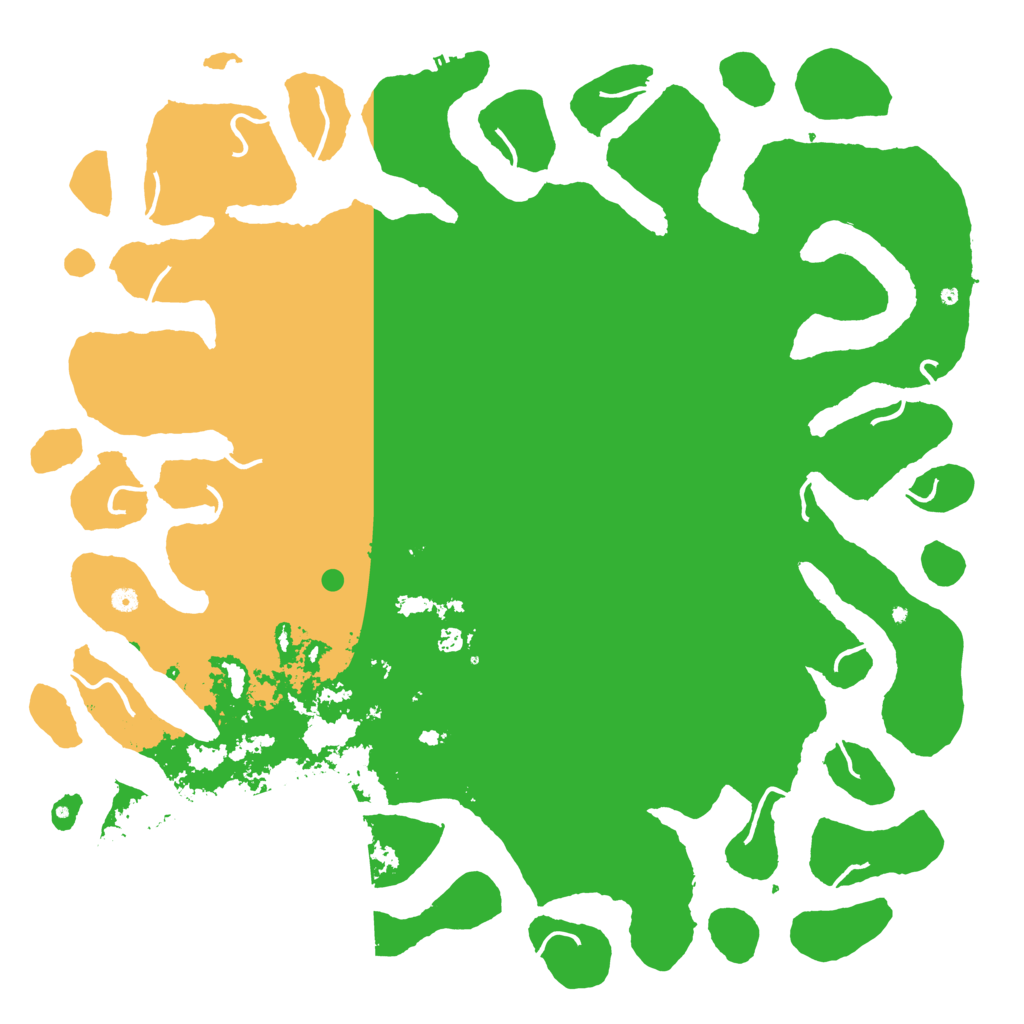 Biome Rust Map: Procedural Map, Size: 6000, Seed: 2142258356