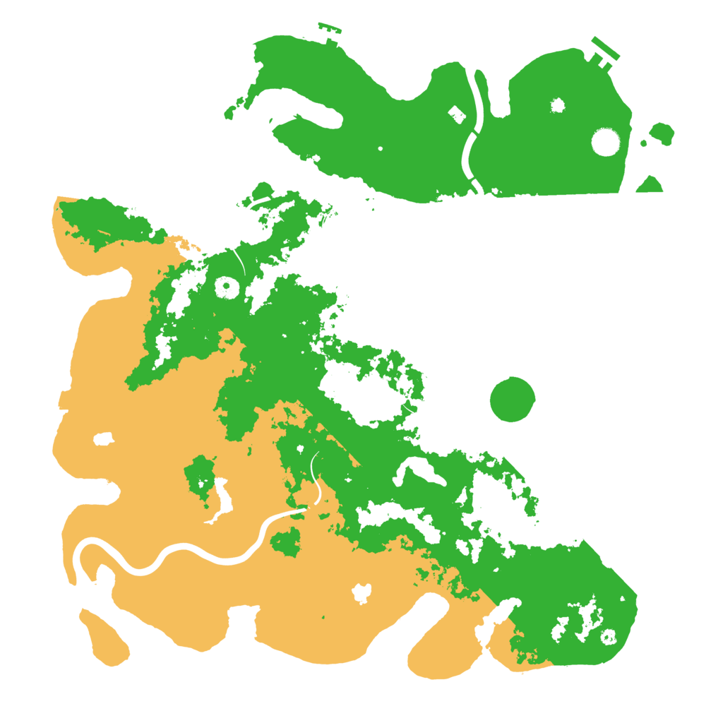 Biome Rust Map: Procedural Map, Size: 4500, Seed: 1306756156