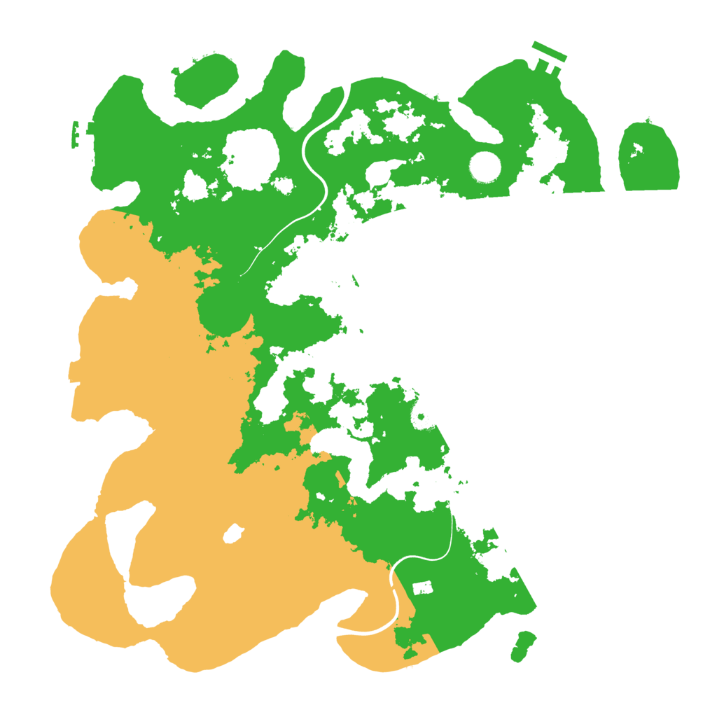 Biome Rust Map: Procedural Map, Size: 4000, Seed: 20082021