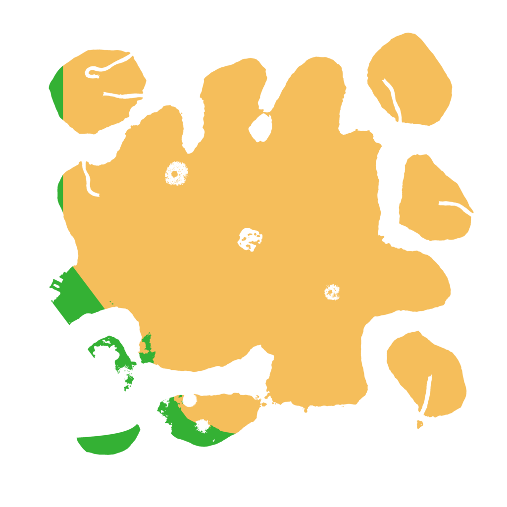 Biome Rust Map: Procedural Map, Size: 3250, Seed: 51