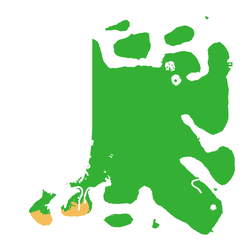 Biome Rust Map: Procedural Map, Size: 3700, Seed: 200821