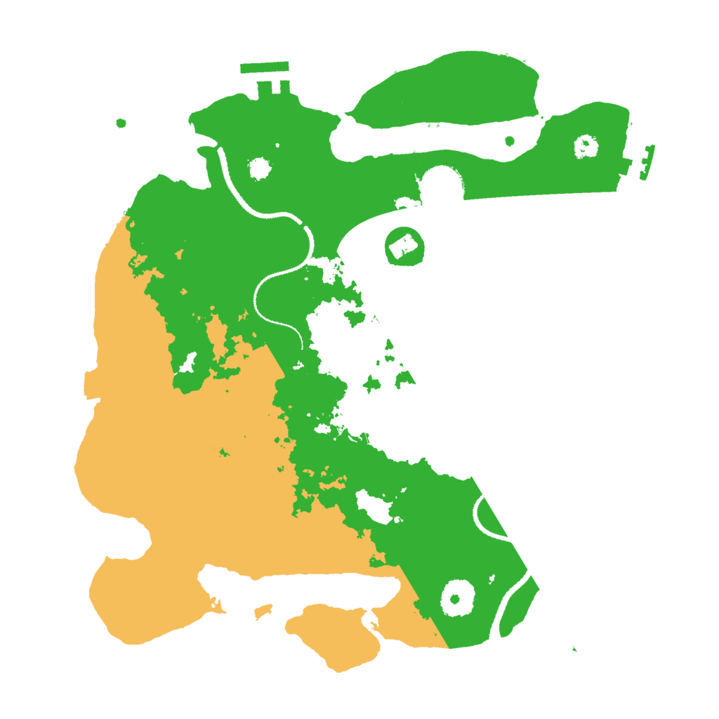 Biome Rust Map: Procedural Map, Size: 3000, Seed: 1676349135