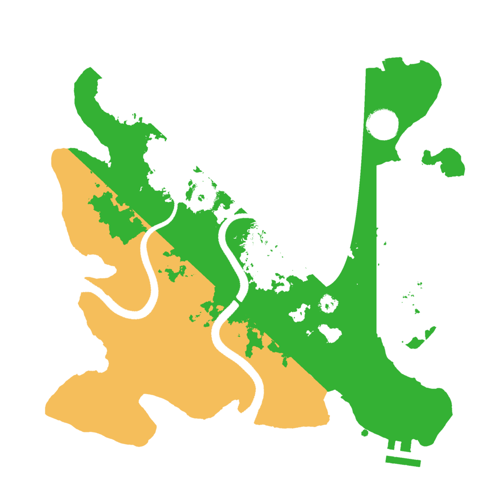 Biome Rust Map: Procedural Map, Size: 2900, Seed: 6645543