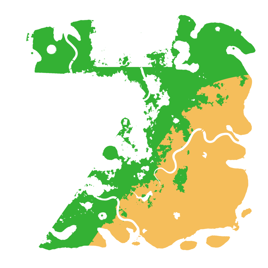 Biome Rust Map: Procedural Map, Size: 5000, Seed: 198