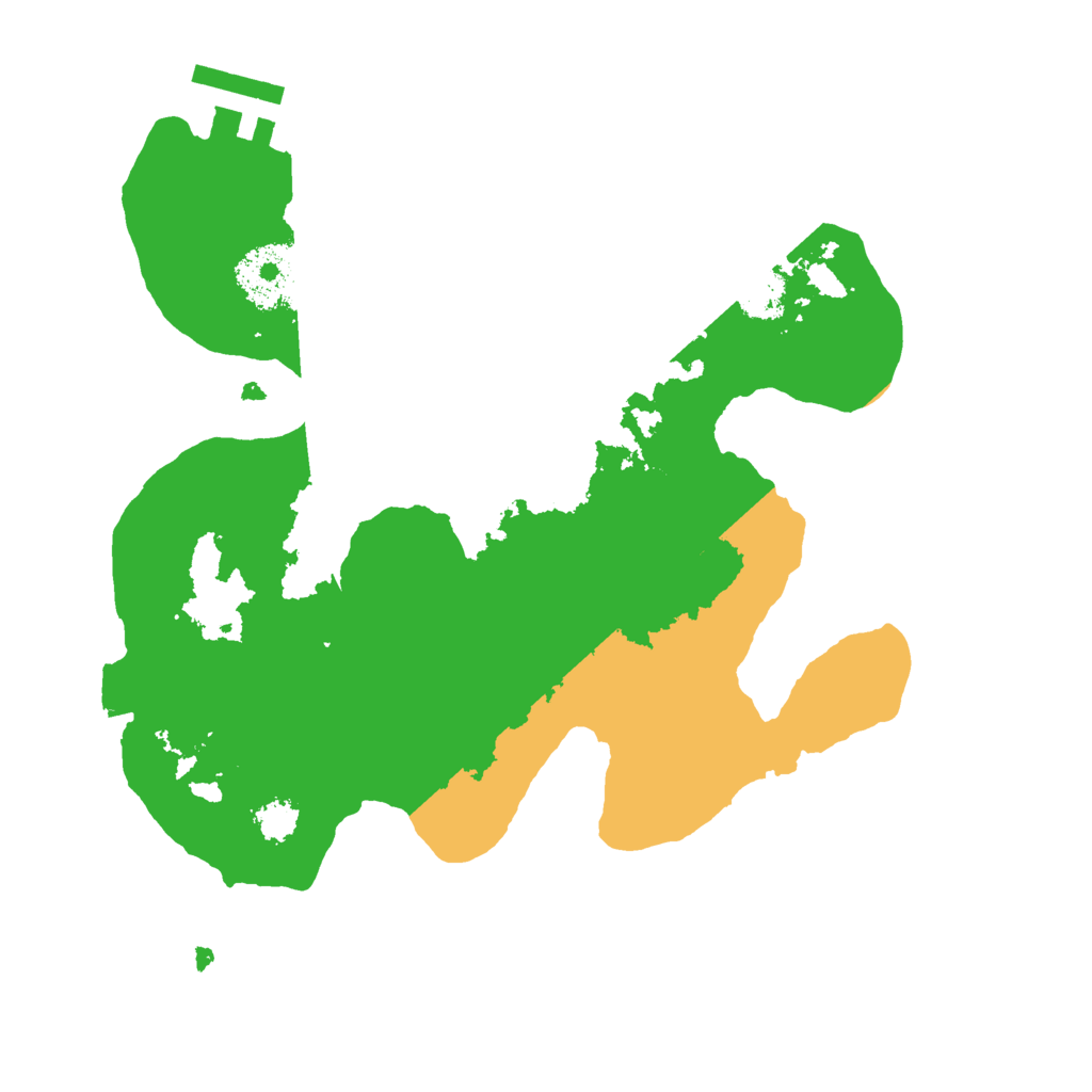 Biome Rust Map: Procedural Map, Size: 2400, Seed: 676635983