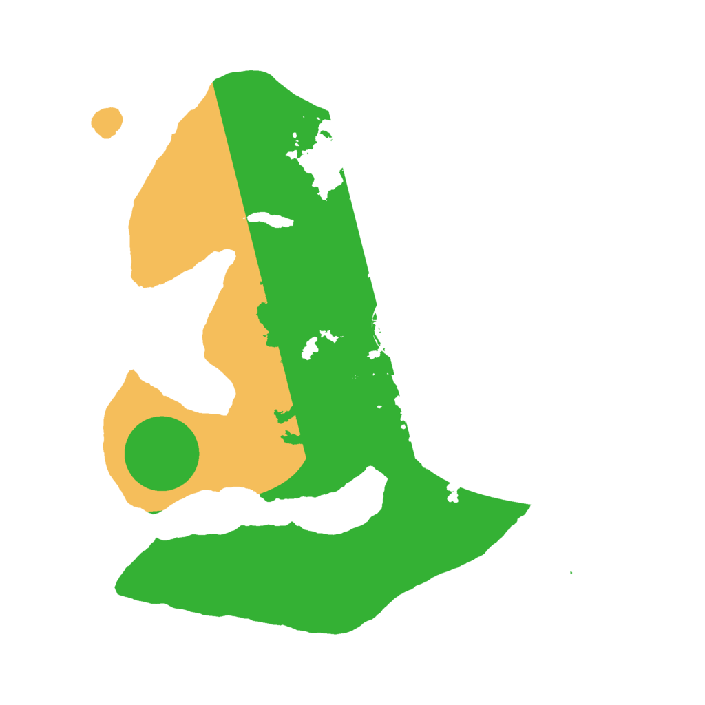 Biome Rust Map: Barren, Size: 2500, Seed: 14101