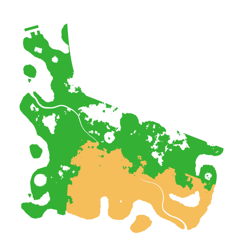 Biome Rust Map: Procedural Map, Size: 3500, Seed: 841