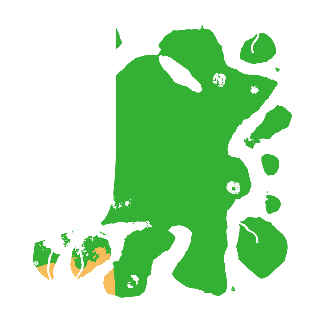 Biome Rust Map: Procedural Map, Size: 3500, Seed: 456324