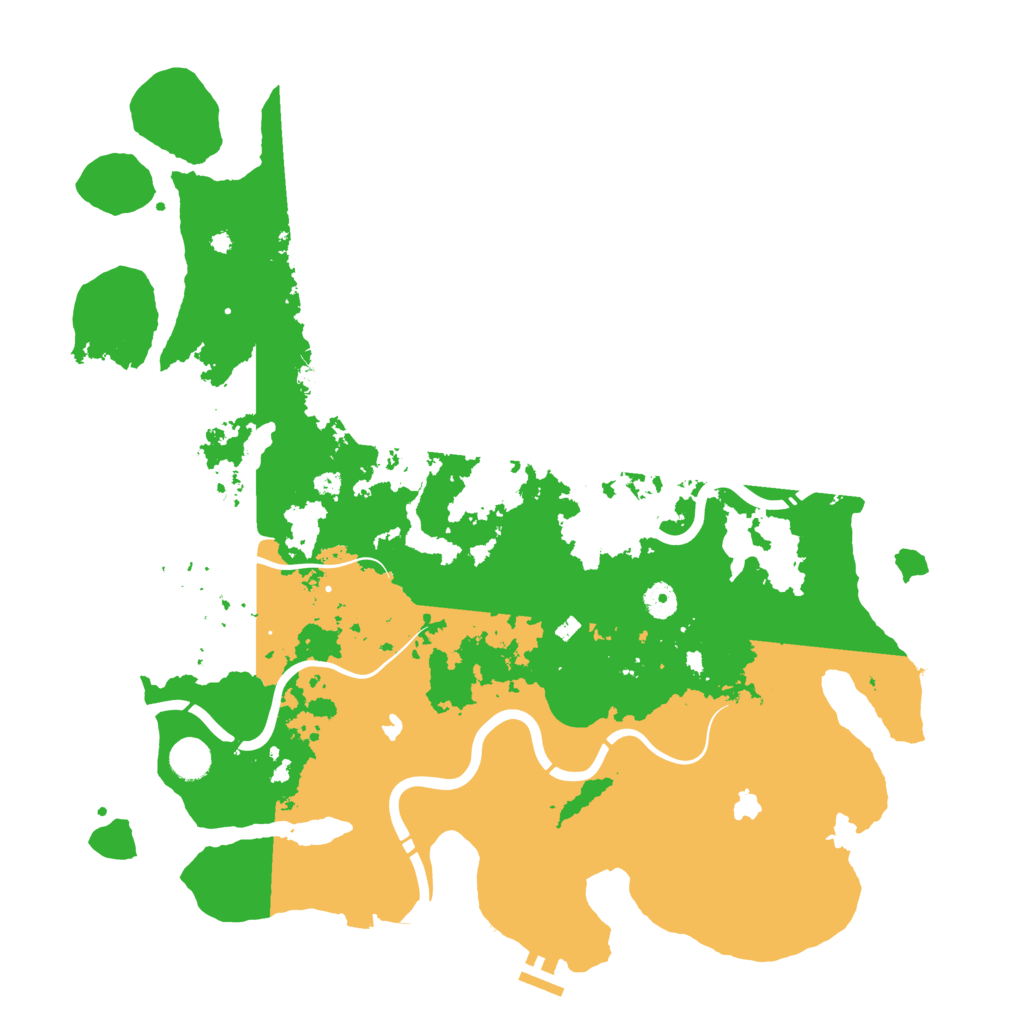 Biome Rust Map: Procedural Map, Size: 4500, Seed: 200845611
