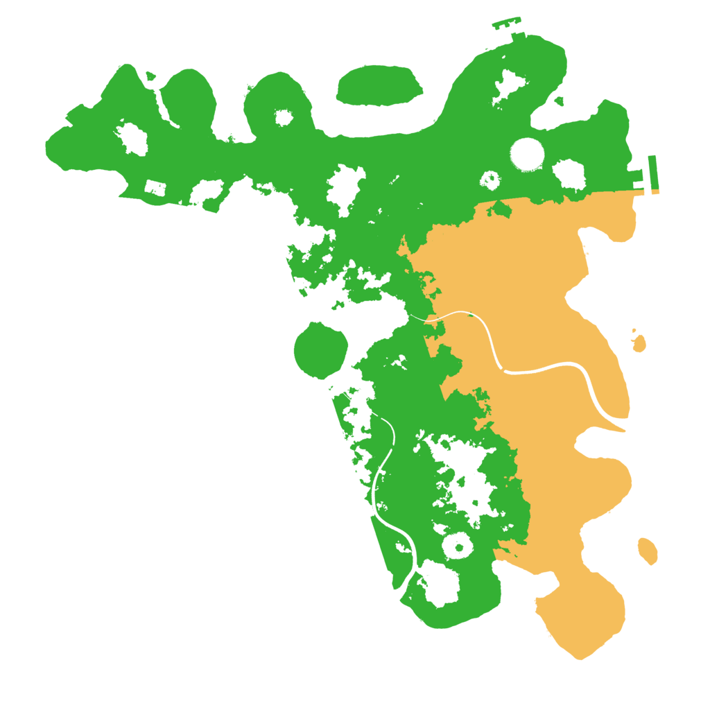 Biome Rust Map: Procedural Map, Size: 3700, Seed: 1097005842
