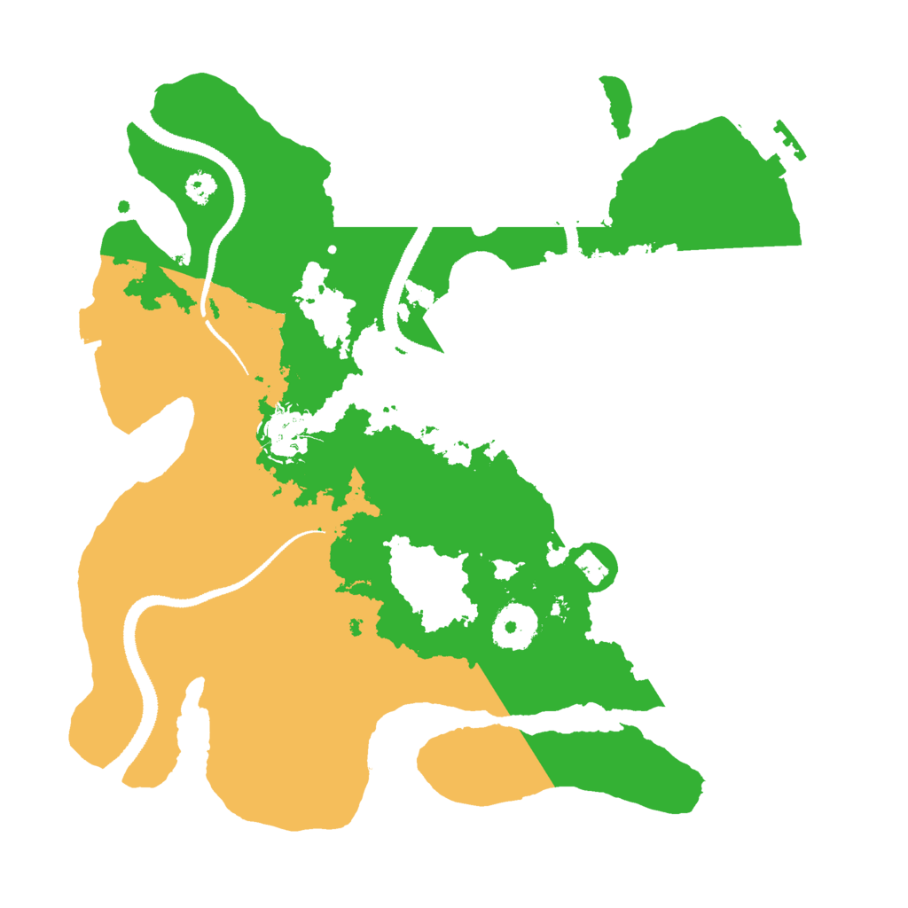 Biome Rust Map: Procedural Map, Size: 3000, Seed: 1656801559