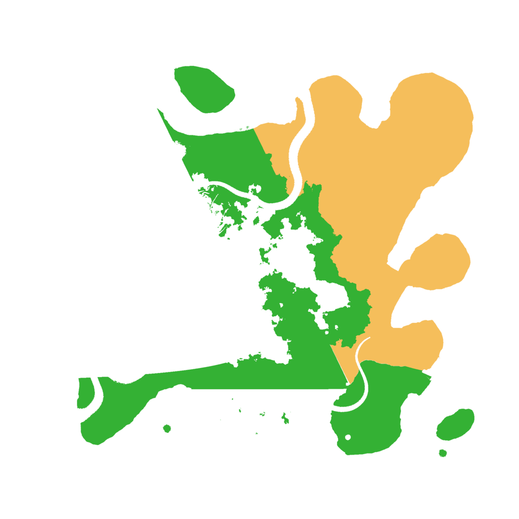 Biome Rust Map: Procedural Map, Size: 2700, Seed: 123456