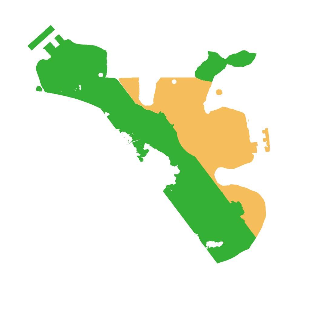 Biome Rust Map: Procedural Map, Size: 2000, Seed: 1877375241