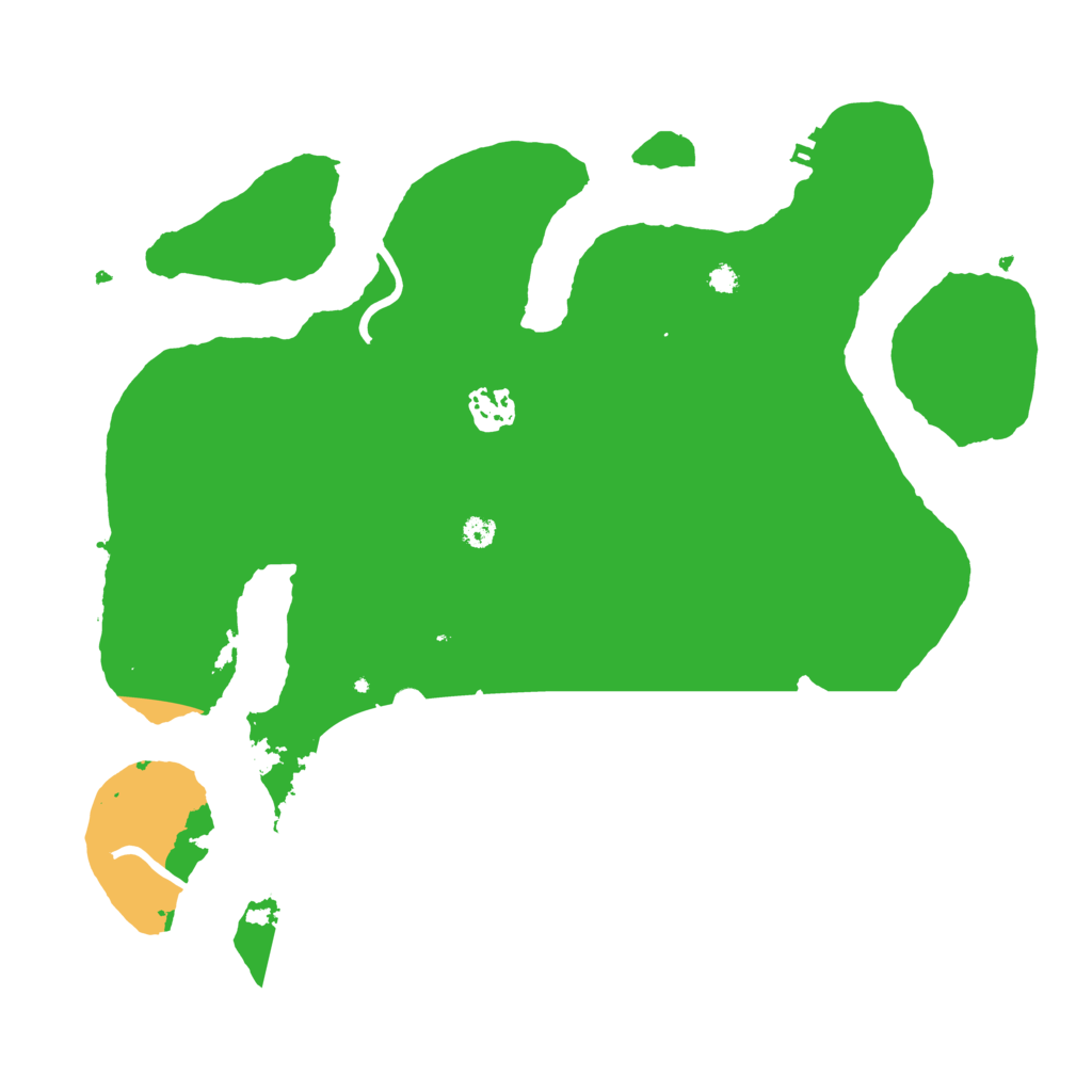 Biome Rust Map: Procedural Map, Size: 3500, Seed: 6747687