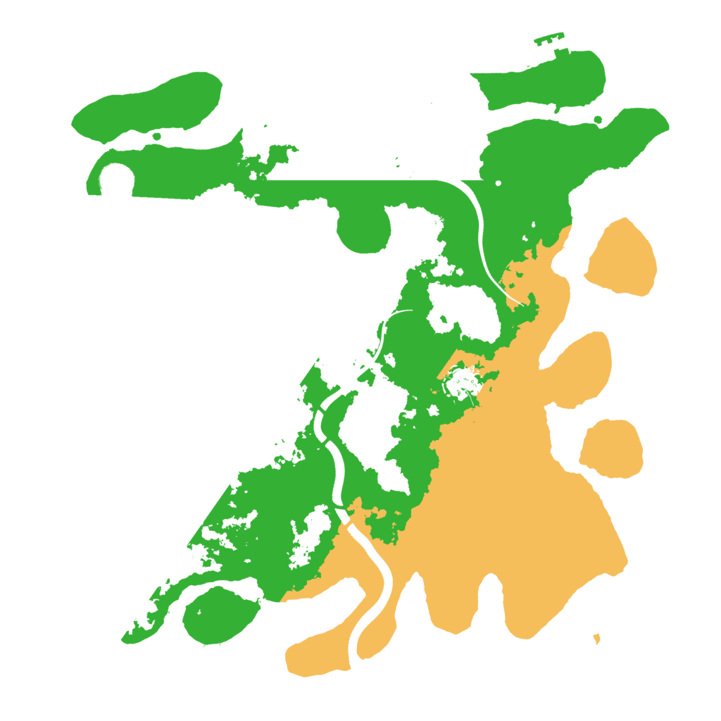 Biome Rust Map: Procedural Map, Size: 3600, Seed: 6789423