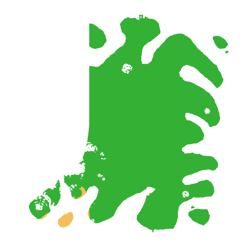 Biome Rust Map: Procedural Map, Size: 3800, Seed: 26665471