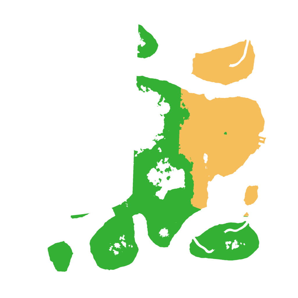 Biome Rust Map: Procedural Map, Size: 3000, Seed: 67664960