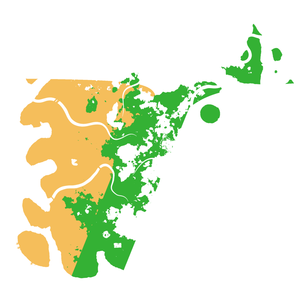 Biome Rust Map: Procedural Map, Size: 4390, Seed: 644606415