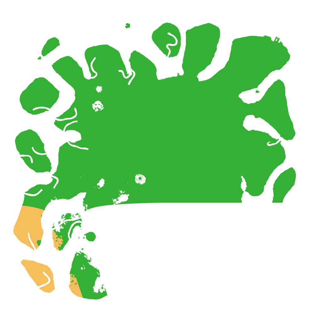 Biome Rust Map: Procedural Map, Size: 4500, Seed: 1188567775