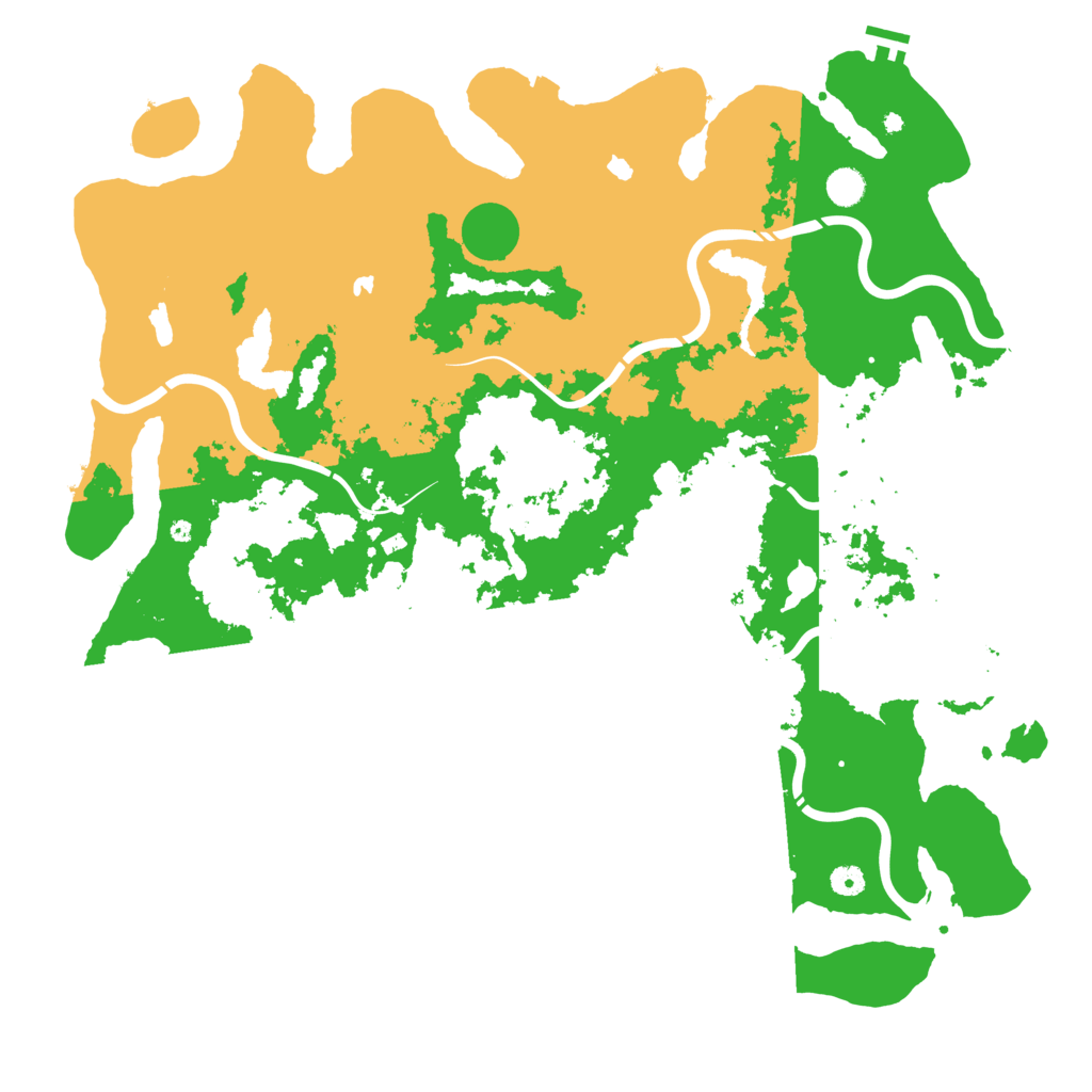 Biome Rust Map: Procedural Map, Size: 5000, Seed: 3375916