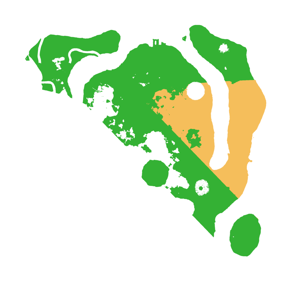 Biome Rust Map: Procedural Map, Size: 3000, Seed: 191984