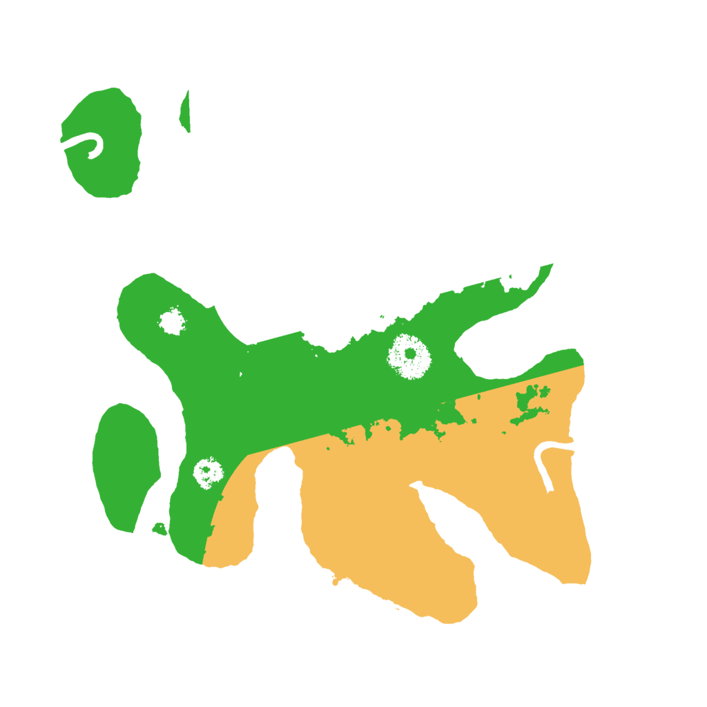 Biome Rust Map: Procedural Map, Size: 2500, Seed: 25357