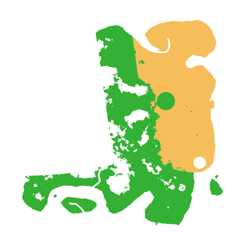 Biome Rust Map: Procedural Map, Size: 3500, Seed: 1741466536