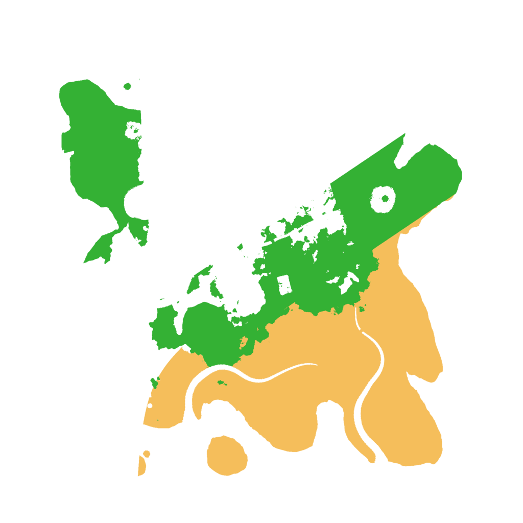 Biome Rust Map: Procedural Map, Size: 3000, Seed: 1229009771