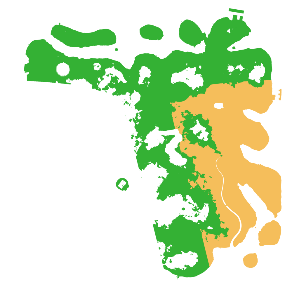 Biome Rust Map: Procedural Map, Size: 4000, Seed: 3112
