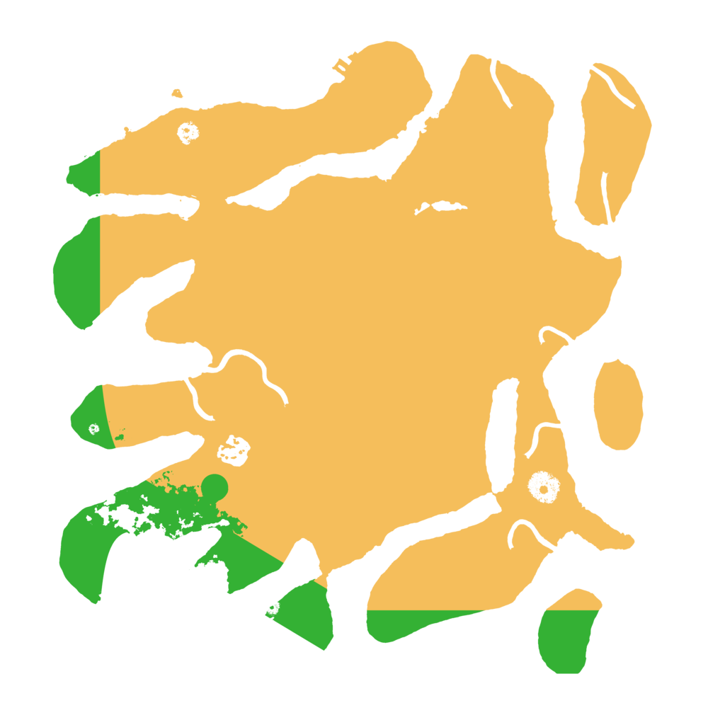 Biome Rust Map: Procedural Map, Size: 3529, Seed: 3619