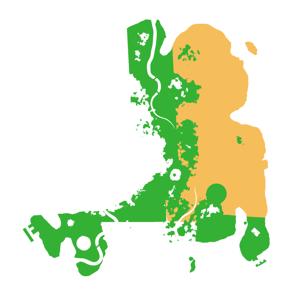 Biome Rust Map: Procedural Map, Size: 3850, Seed: 207372038