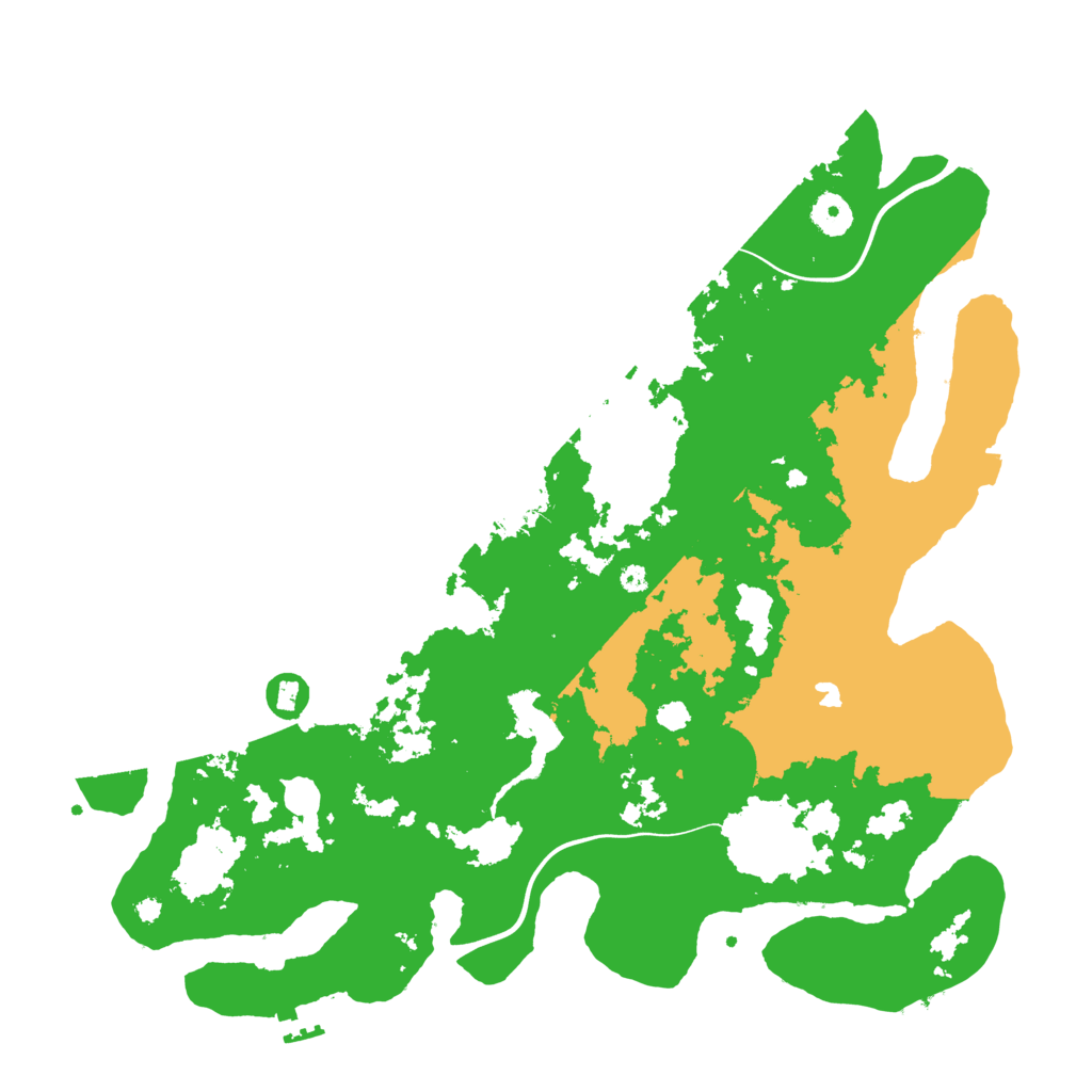 Biome Rust Map: Procedural Map, Size: 4000, Seed: 983664