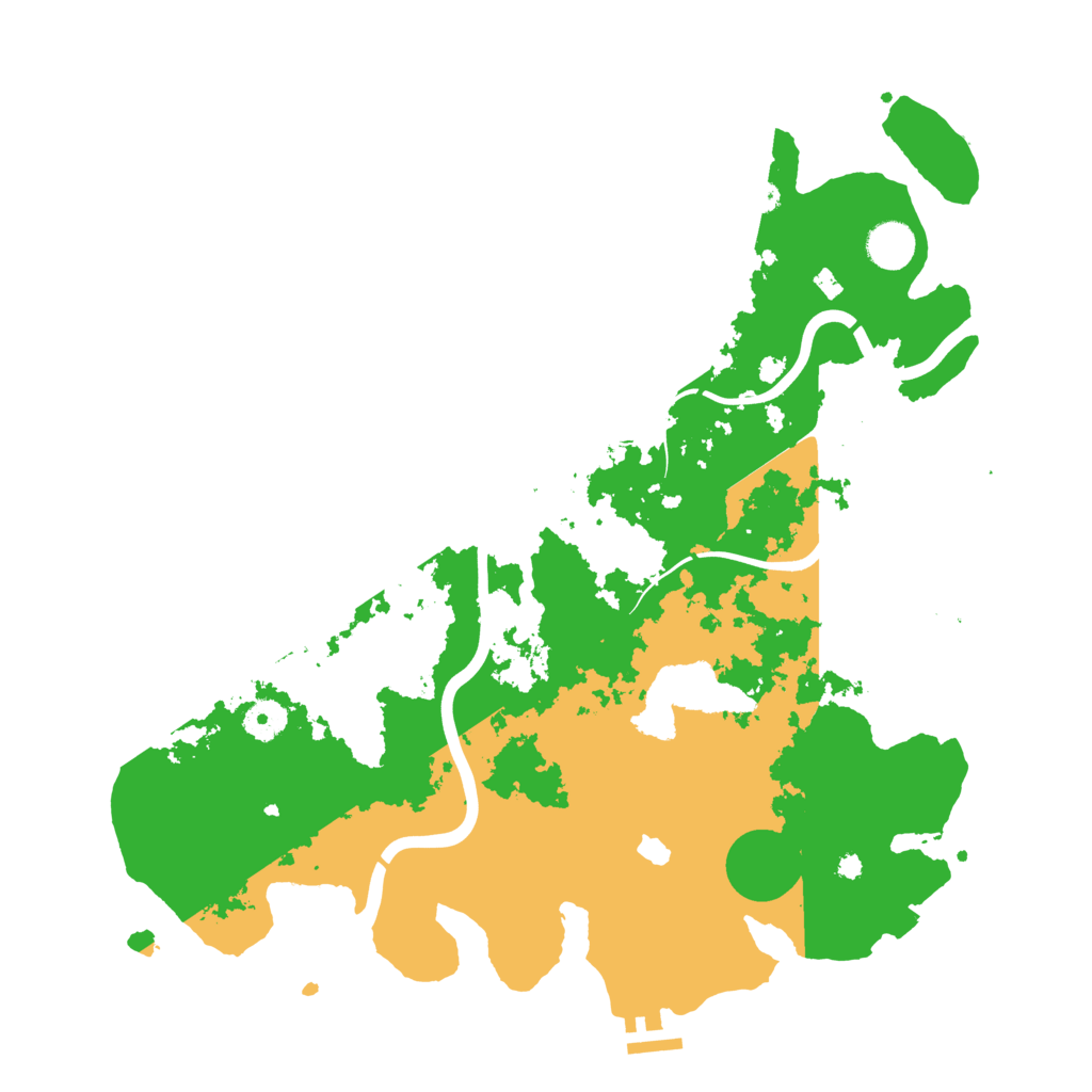 Biome Rust Map: Procedural Map, Size: 4000, Seed: 2008202101