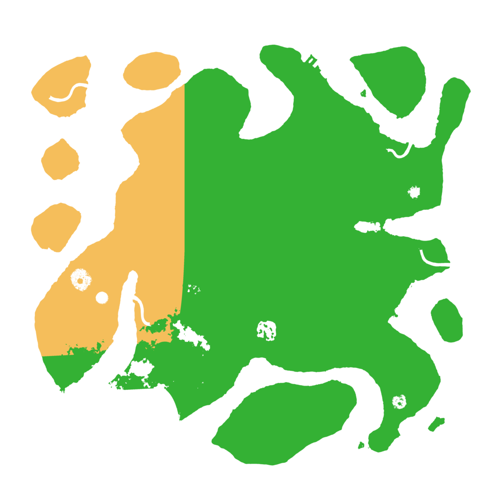 Biome Rust Map: Procedural Map, Size: 3650, Seed: 242255175