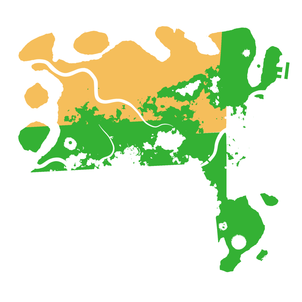 Biome Rust Map: Procedural Map, Size: 3650, Seed: 242255175