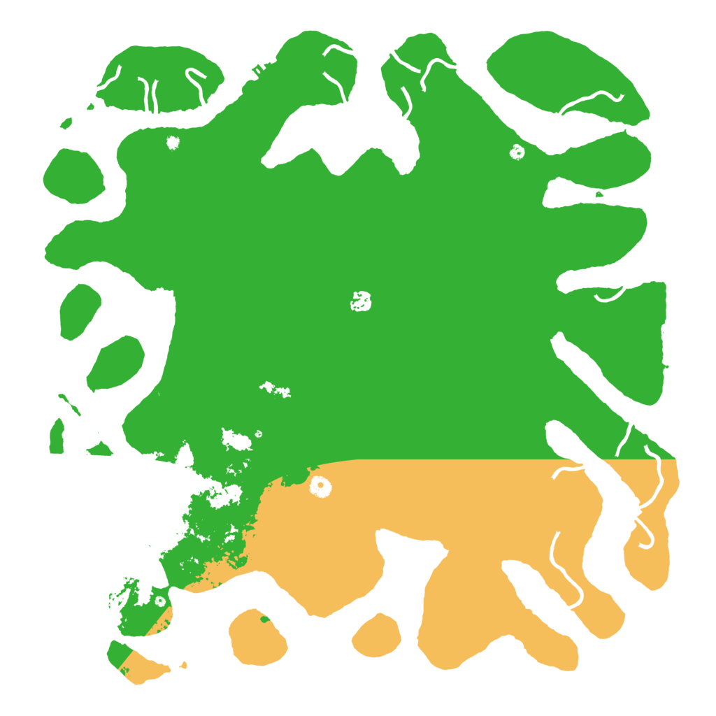 Biome Rust Map: Procedural Map, Size: 5000, Seed: 872537