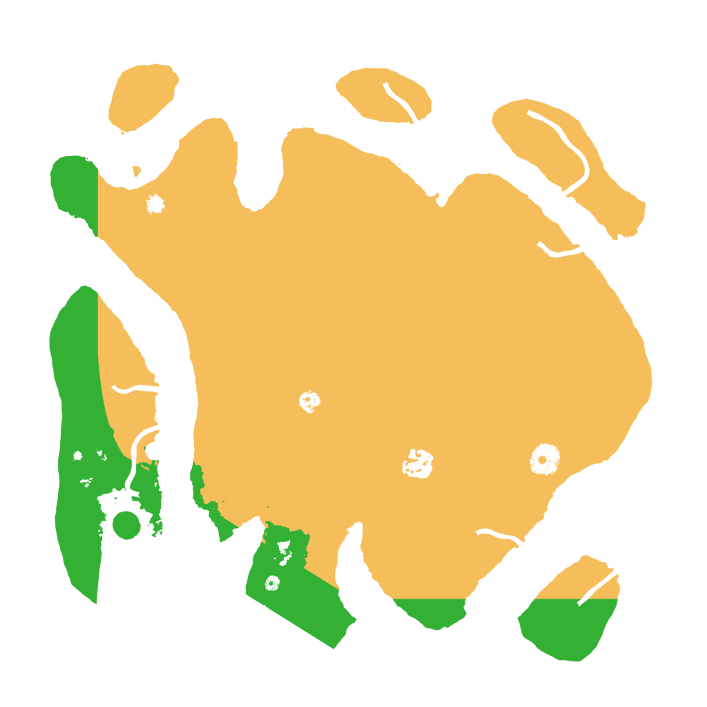 Biome Rust Map: Procedural Map, Size: 3500, Seed: 669297374