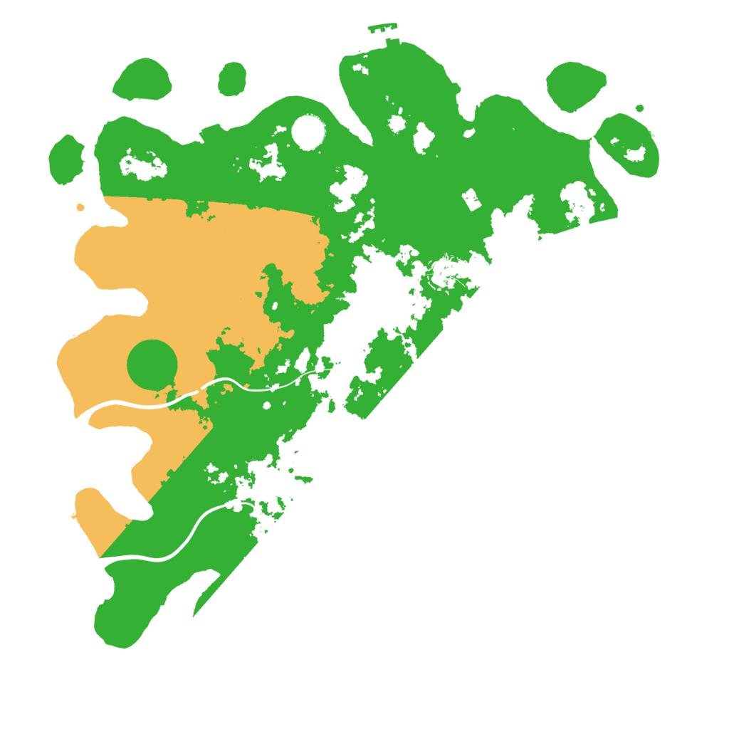 Biome Rust Map: Procedural Map, Size: 3800, Seed: 879798798