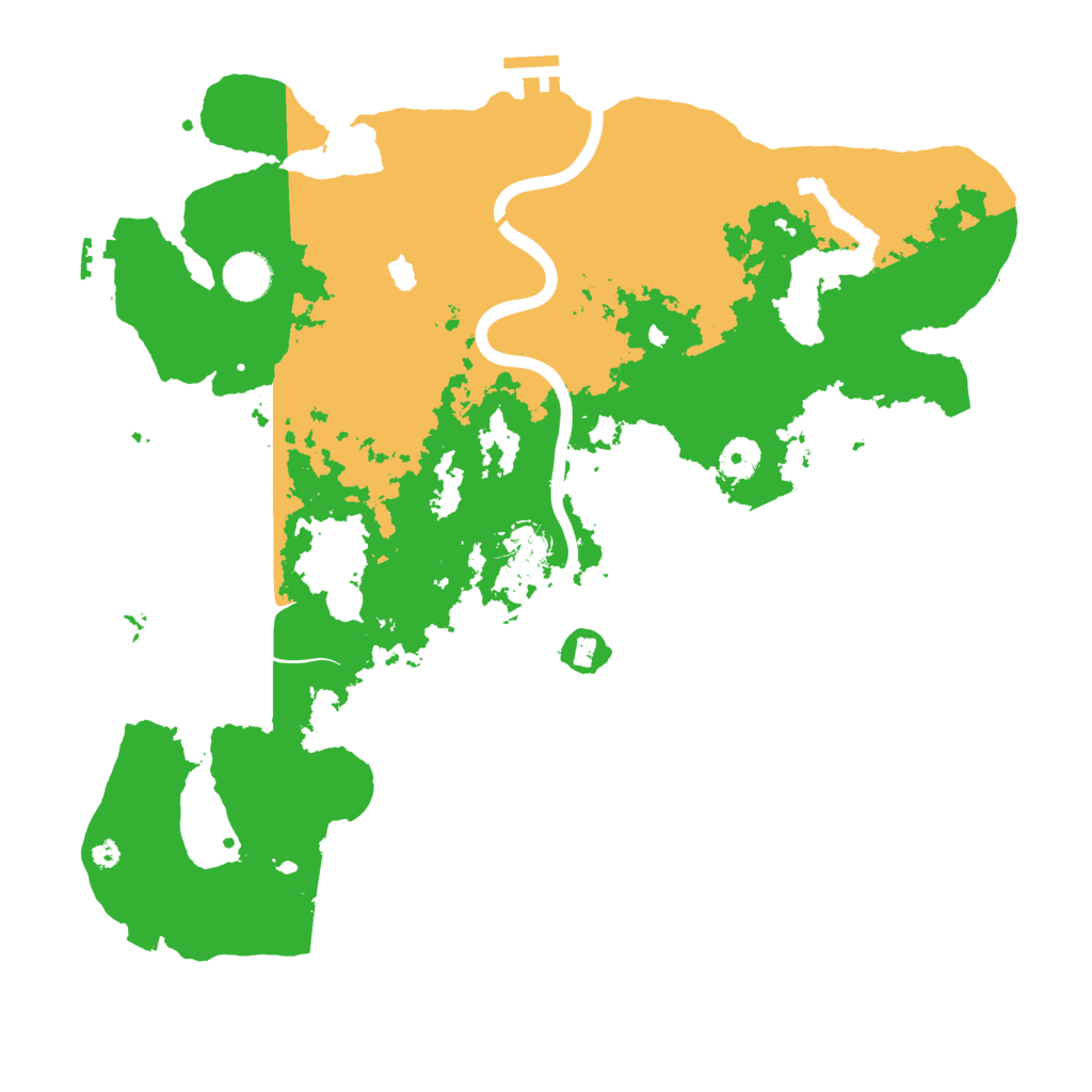 Biome Rust Map: Procedural Map, Size: 4000, Seed: 453335
