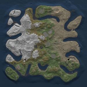 Thumbnail Rust Map: Procedural Map, Size: 4250, Seed: 1211213952, 22 Monuments