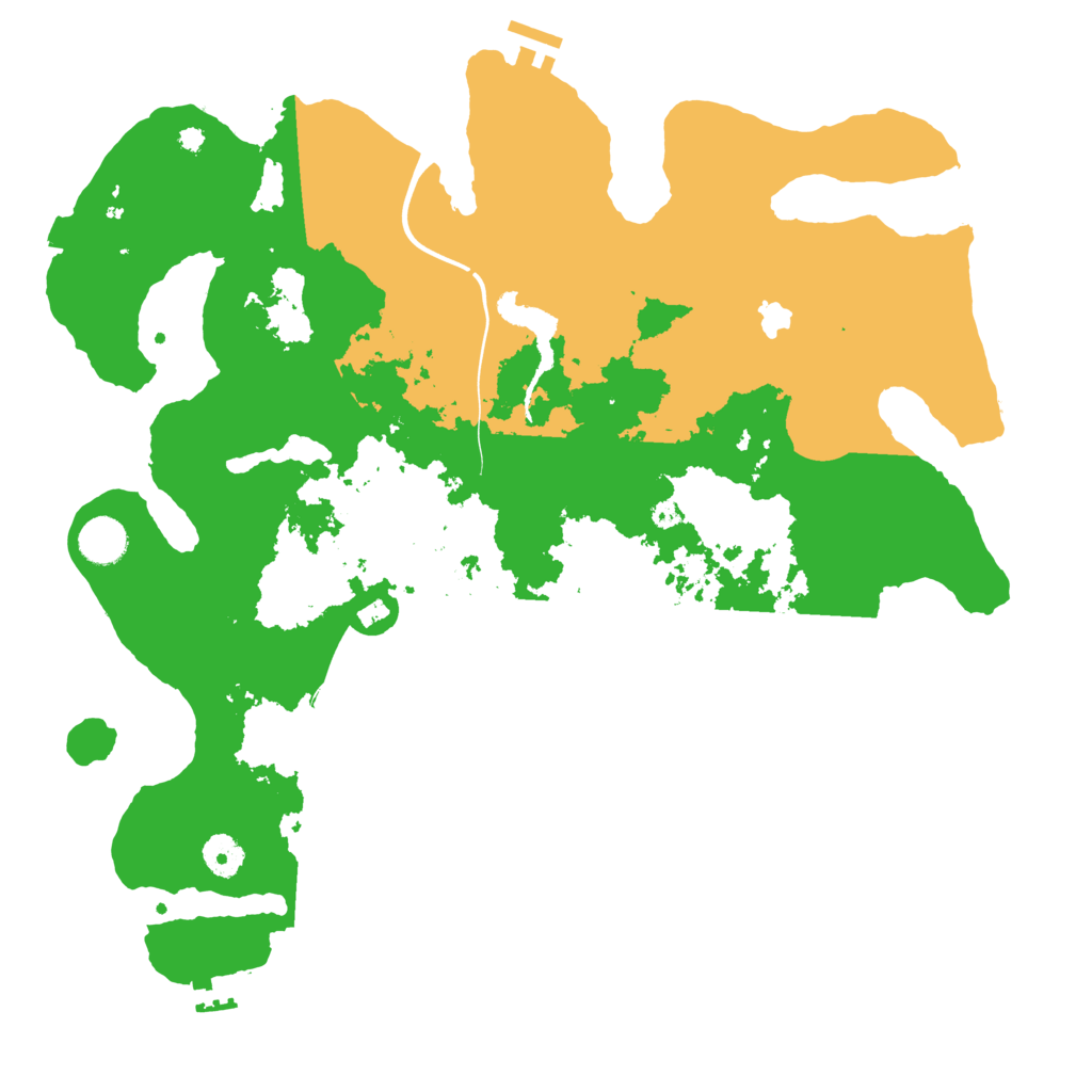 Biome Rust Map: Procedural Map, Size: 4000, Seed: 475850