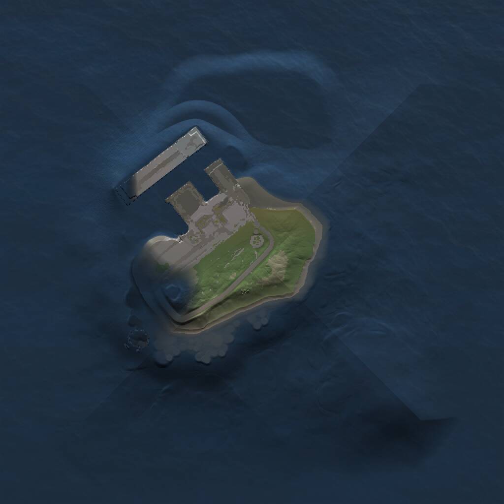 Rust Map: Procedural Map, Size: 1000, Seed: 262956144, 2 Monuments