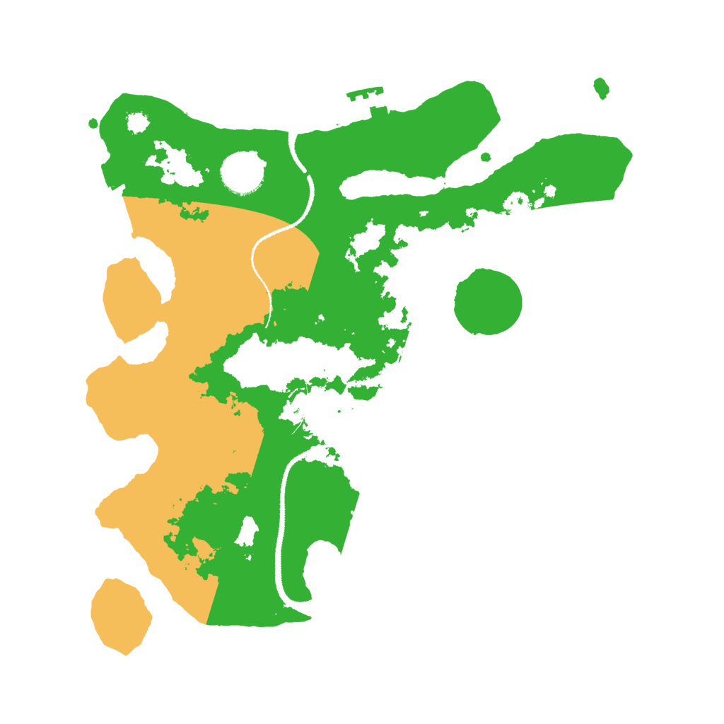 Biome Rust Map: Procedural Map, Size: 3000, Seed: 2575934