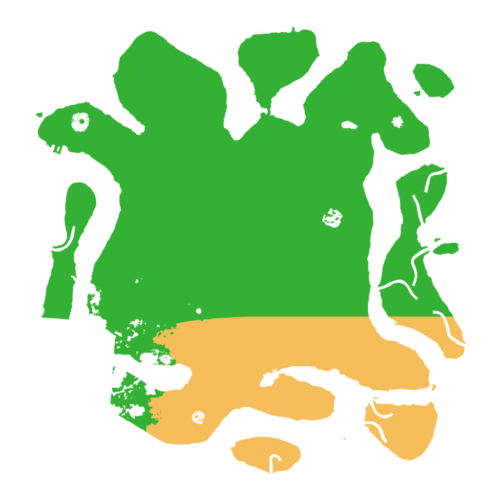 Biome Rust Map: Procedural Map, Size: 4000, Seed: 20209