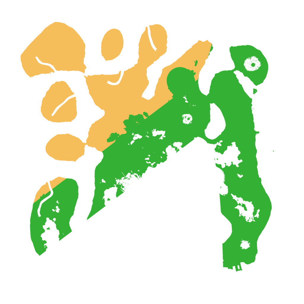 Biome Rust Map: Procedural Map, Size: 3000, Seed: 2423331